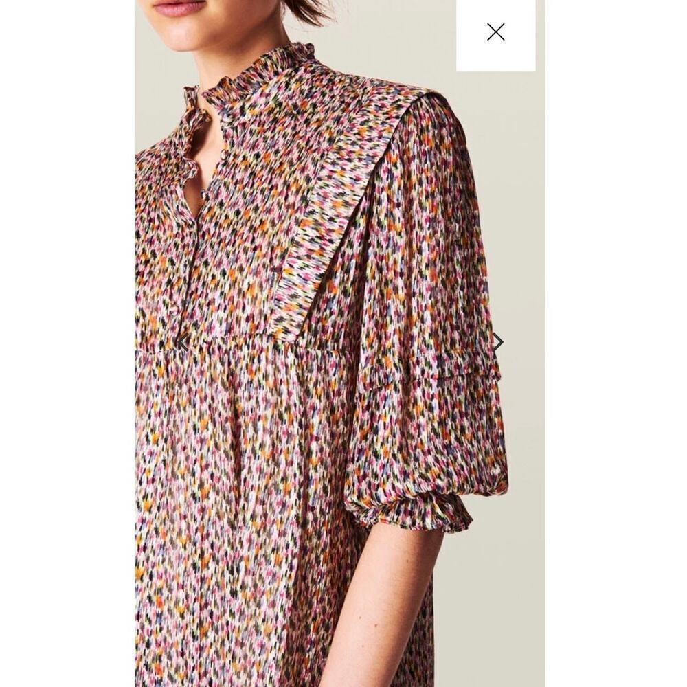 ba&sh Vibrant Patterned Mini Dress - Picture 3 of 9